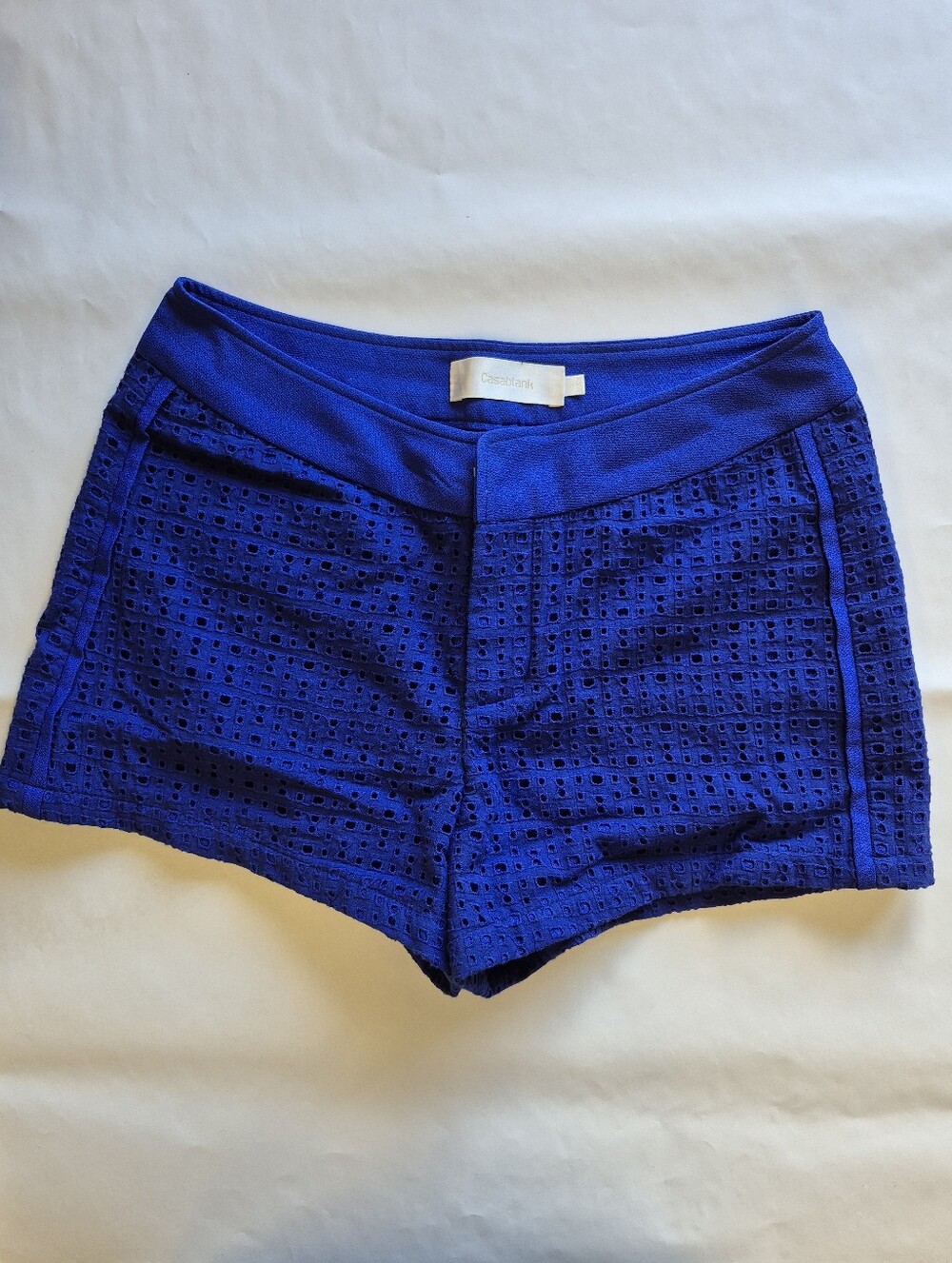 Cobalt Eyelet Women's Shorts